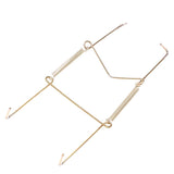 Maxbell 1pc Invisible Wall Hanging Plate Hook Hangers Dish Display Holder Linear 14"
