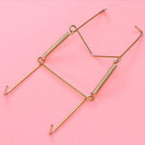Maxbell 1pc Invisible Wall Hanging Plate Hook Hangers Dish Display Holder Linear 14"