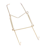 Maxbell 1pc Invisible Wall Hanging Plate Hook Hangers Dish Display Holder Linear 14"