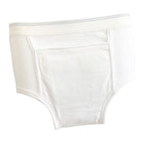 Maxbell Washable Absorbency Incontinence Aid Cotton Underwear Briefs for Men S