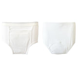 Maxbell Washable Absorbency Incontinence Aid Cotton Underwear Briefs for Men S