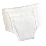Maxbell Washable Absorbency Incontinence Aid Cotton Underwear Briefs for Men S