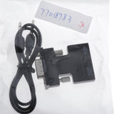 Maxbell 1080P HDMI Female to VGA Male with Audio Cable Converter Adapter Black