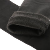 Maxbell Women's Thicken Winter Over Knee High Footless Socks Long Leg Warmer  Black