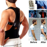 Maxbell Magnetic Posture Corrector Bad Back Lumbar Shoulder Support Belt Brace XXL