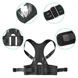 Maxbell Magnetic Posture Corrector Bad Back Lumbar Shoulder Support Belt Brace XXL