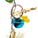 Maxbell Straw Braided Bird Cage decoration Chewing Strings Toys for birds parrots