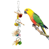 Maxbell Straw Braided Bird Cage decoration Chewing Strings Toys for birds parrots