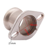 Maxbell 3" Stainless Steel Pipe to 2.5" 2 bolt Flange Reducer Downpipe Turbo Exhaust
