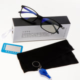 Maxbell Ultralight Glasses Frames Blue Light Blocking Glasses Unisex brilliant Black