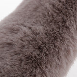 Maxbell Ladies Plush Faux Fur Bag Strap Replacements DIY Tote Bag Handbag Belt Gray