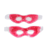 Maxbell 2Pcs Soft Gel Ice Eye Mask Hot Cold Compress Pack Ice Eye Mask Red