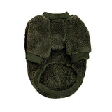 Maxbell Dog Cat Warm Coat Small Puppy Comfortable Outdoor Apparels Dark Green-L