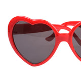 Maxbell Lightweight Lovely Sunglasses Women Heart Shape Eyewear Sun Glasses Red