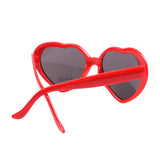 Maxbell Lightweight Lovely Sunglasses Women Heart Shape Eyewear Sun Glasses Red