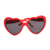 Maxbell Lightweight Lovely Sunglasses Women Heart Shape Eyewear Sun Glasses Red