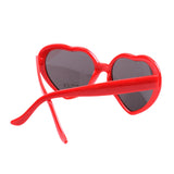 Maxbell Lightweight Lovely Sunglasses Women Heart Shape Eyewear Sun Glasses Red