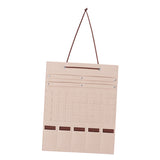 Maxbell Wall Hanging Jewelry Sunglasses Organizer Bag Display for Earring Rings Beige