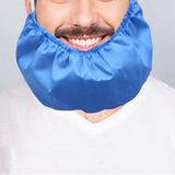 Maxbell Adjustable Beard Cover Protector for Cooking Serving Restaurants Sleep Blue