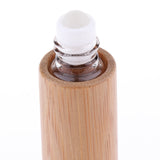 Maxbell Natural Bamboo Refillable Empty Essential Oil Makeup Roll on Bottle 10 ml