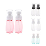 Maxbell 2Pcs Makeup Pump Bottle Container Cosmetic Cream Lotion Bottles Clear