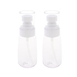 Maxbell 2Pcs Makeup Pump Bottle Container Cosmetic Cream Lotion Bottles Clear