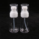 Maxbell 2Pcs Makeup Pump Bottle Container Cosmetic Cream Lotion Bottles Clear