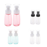 Maxbell 2Pcs Makeup Pump Bottle Container Cosmetic Cream Lotion Bottles Clear