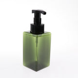 Maxbell Empty Plastic Square Pump Bottle Jar Foam Dispenser for Liquid Lotion Green