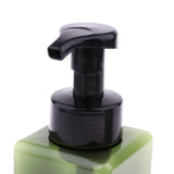 Maxbell Empty Plastic Square Pump Bottle Jar Foam Dispenser for Liquid Lotion Green