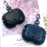 Maxbell Earphone Case PU Leather Protective Case Cover for Airpods Pro Black