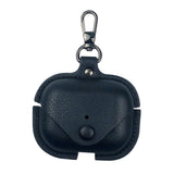 Maxbell Earphone Case PU Leather Protective Case Cover for Airpods Pro Black