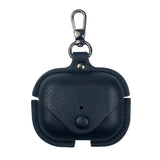 Maxbell Earphone Case PU Leather Protective Case Cover for Airpods Pro Black
