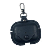 Maxbell Earphone Case PU Leather Protective Case Cover for Airpods Pro Black
