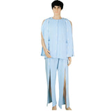 Maxbell Men Cotton Hospital Nursing Tops and Pants Clothes Easy to Wear XXL