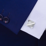 Maxbell 2Pcs Sqaure Men Cufflinks Male Suits Shirt Party French Cuff links Jewelry