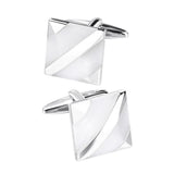 Maxbell 2Pcs Sqaure Men Cufflinks Male Suits Shirt Party French Cuff links Jewelry