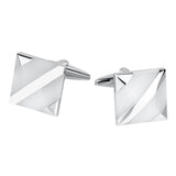 Maxbell 2Pcs Sqaure Men Cufflinks Male Suits Shirt Party French Cuff links Jewelry