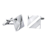 Maxbell 2Pcs Sqaure Men Cufflinks Male Suits Shirt Party French Cuff links Jewelry