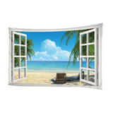 Maxbell 3D Wall Hanging Tapestry Curtain for Party Decor Beach_200x150cm