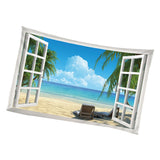 Maxbell 3D Wall Hanging Tapestry Curtain for Party Decor Beach_200x150cm
