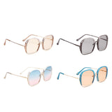 Maxbell Fashion Oversized Sunglasses Sun Glasses Eyewear Cool Light Blue