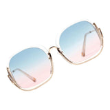 Maxbell Fashion Oversized Sunglasses Sun Glasses Eyewear Cool Light Blue