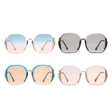 Maxbell Fashion Oversized Sunglasses Sun Glasses Eyewear Cool Light Blue