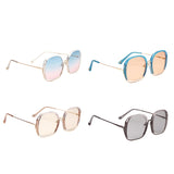 Maxbell Fashion Oversized Sunglasses Sun Glasses Eyewear Cool Light Blue