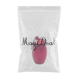 Maxbell Aluminum Portable Pill Tablet Case Bottle Container Keyring Keychain Red