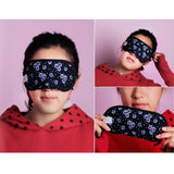 Maxbell Bamboo Charcoal Eye Mask Breathable Sleeping Mask Blindfold Colorful Cherry