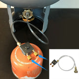 Maxbell Camping Gas Tank Inflatable Valve Flat Tank Long Gas Tank Adapter 70cm