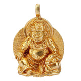 Maxbell Tibetan Buddhism Fortune God Miniature Statue DIY Necklace Pendants Golden