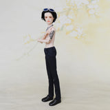 Maxbell 1/6 BJD Male Doll Long Trousers Clothes Outfits DIY Accessories Black